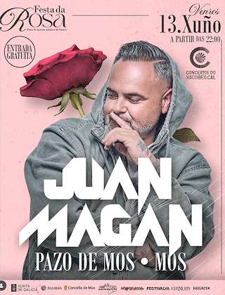 Fechas, información, programa, cartel, imágenes, mapa y ubicación de Juan Magán  en  Mos