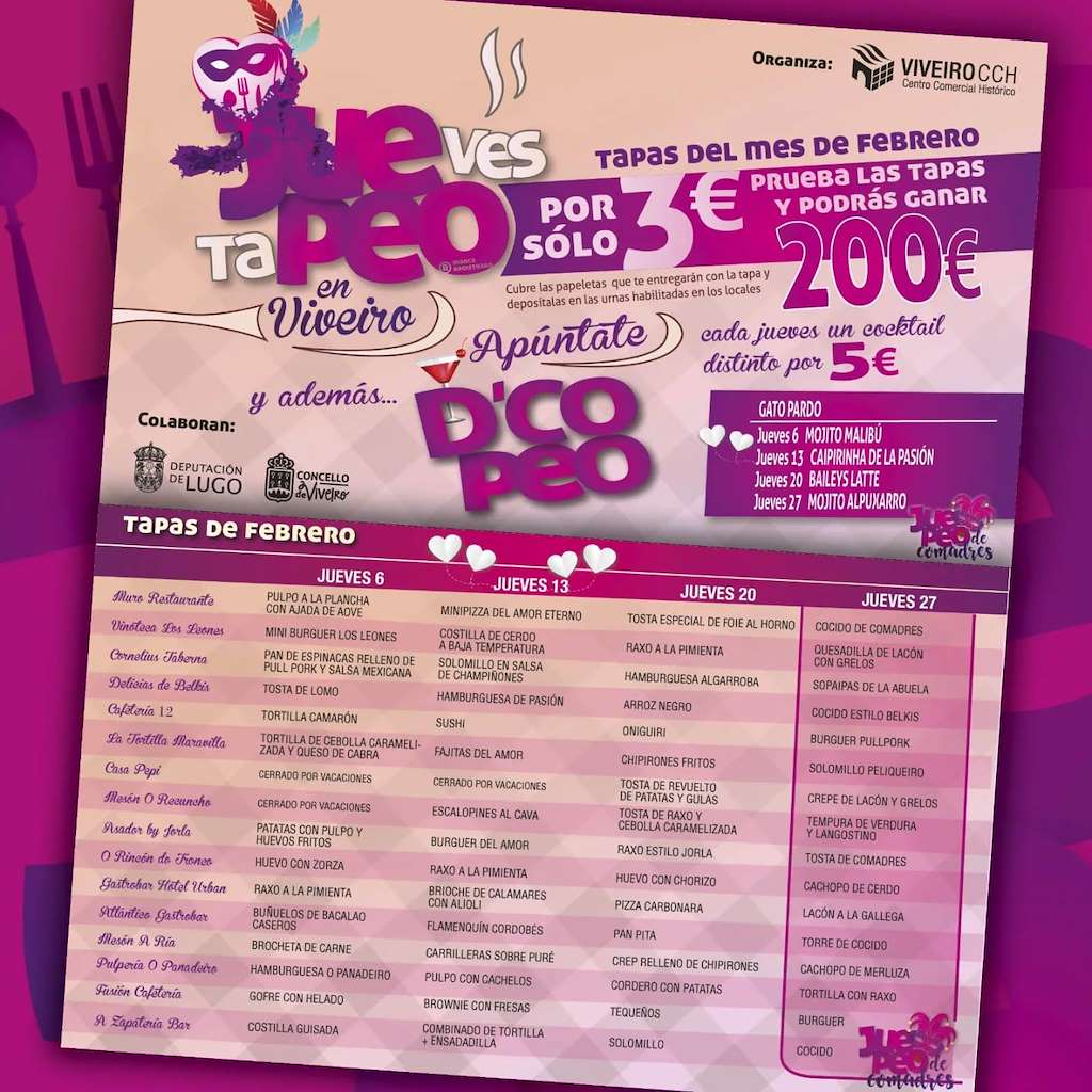 Jueves de Tapeo  en Viveiro