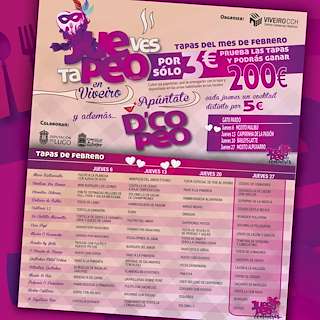 Fechas, información, programa, cartel, imágenes, mapa y ubicación de Jueves de Tapeo   en  Viveiro