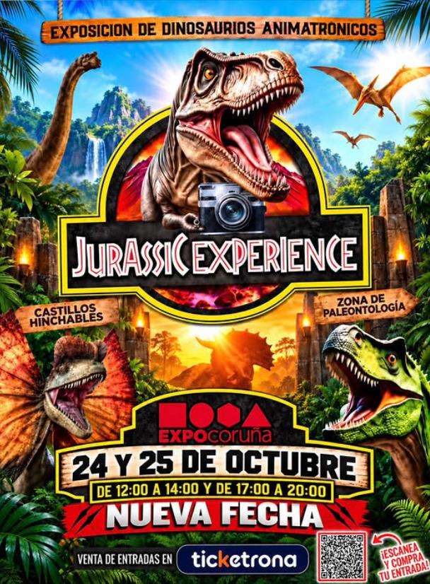 Jurassic Experience (2026) en A Coruña