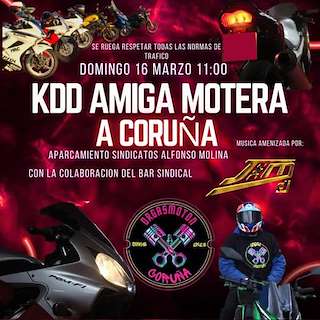Fechas, información, programa, cartel, imágenes, mapa y ubicación de Kdd Amiga Motera   en  A Coruña