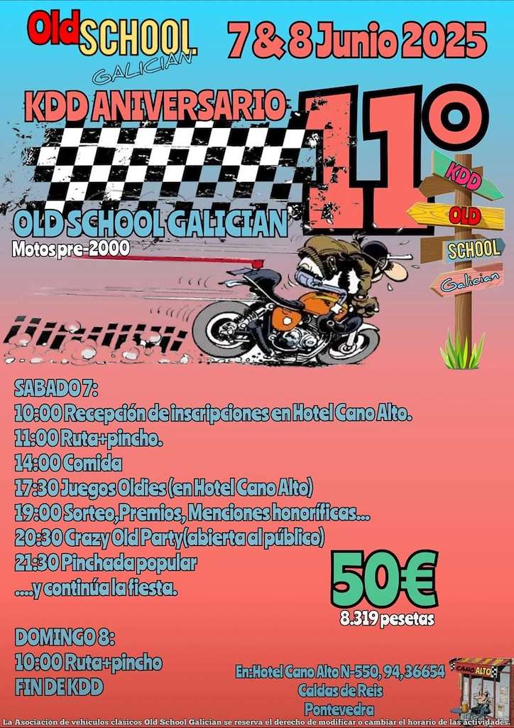 KDD Aniversario Old School Galician (2025) en Caldas de Reis