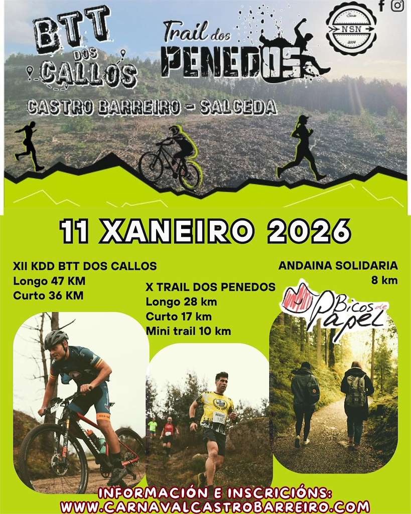XII Kdd BTT dos Callos (2026) en Salceda de Caselas