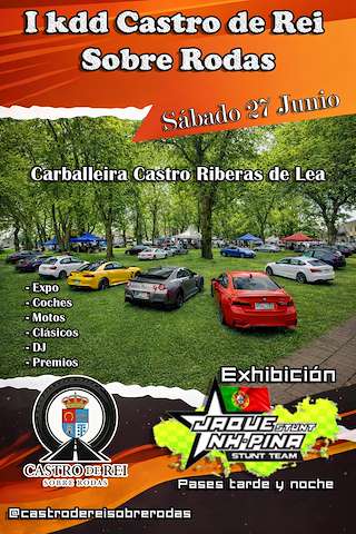 Fechas, información, programa, cartel, imágenes, mapa y ubicación de I Kdd Sobre Rodas (2026) en Castro de Rei