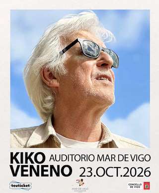 Fechas, información, programa, cartel, imágenes, mapa y ubicación de Kiko Veneno (2026)  en  Vigo