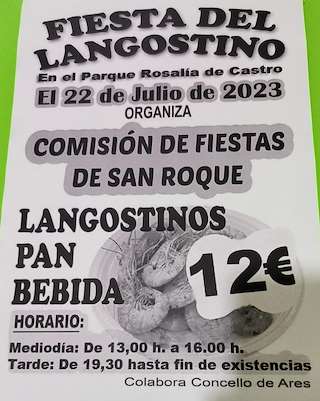 Festa do Langostino en Ares