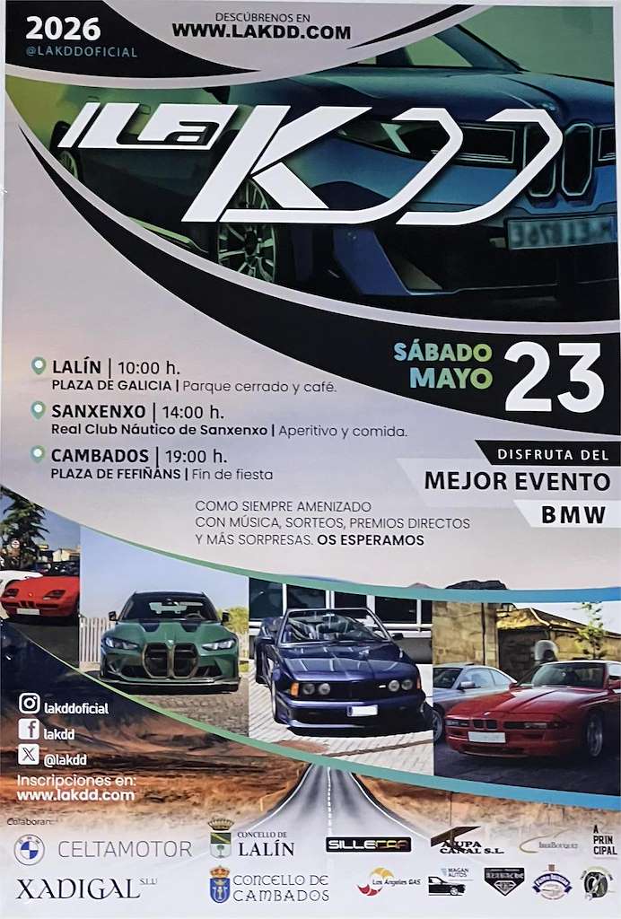 La KDD BMW (2026) en Cambados