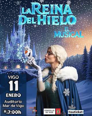 Fechas, información, programa, cartel, imágenes, mapa y ubicación de La Reina del Hielo - El Musical (2026)  en  Vigo