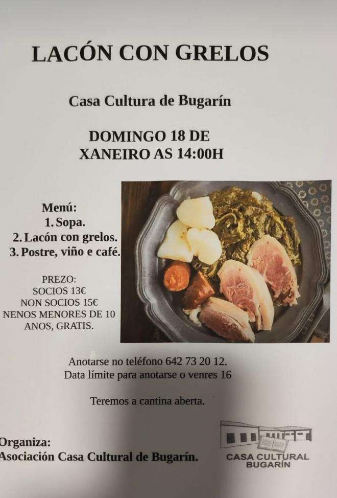 Lacón con Grelos de Bugarín en Ponteareas