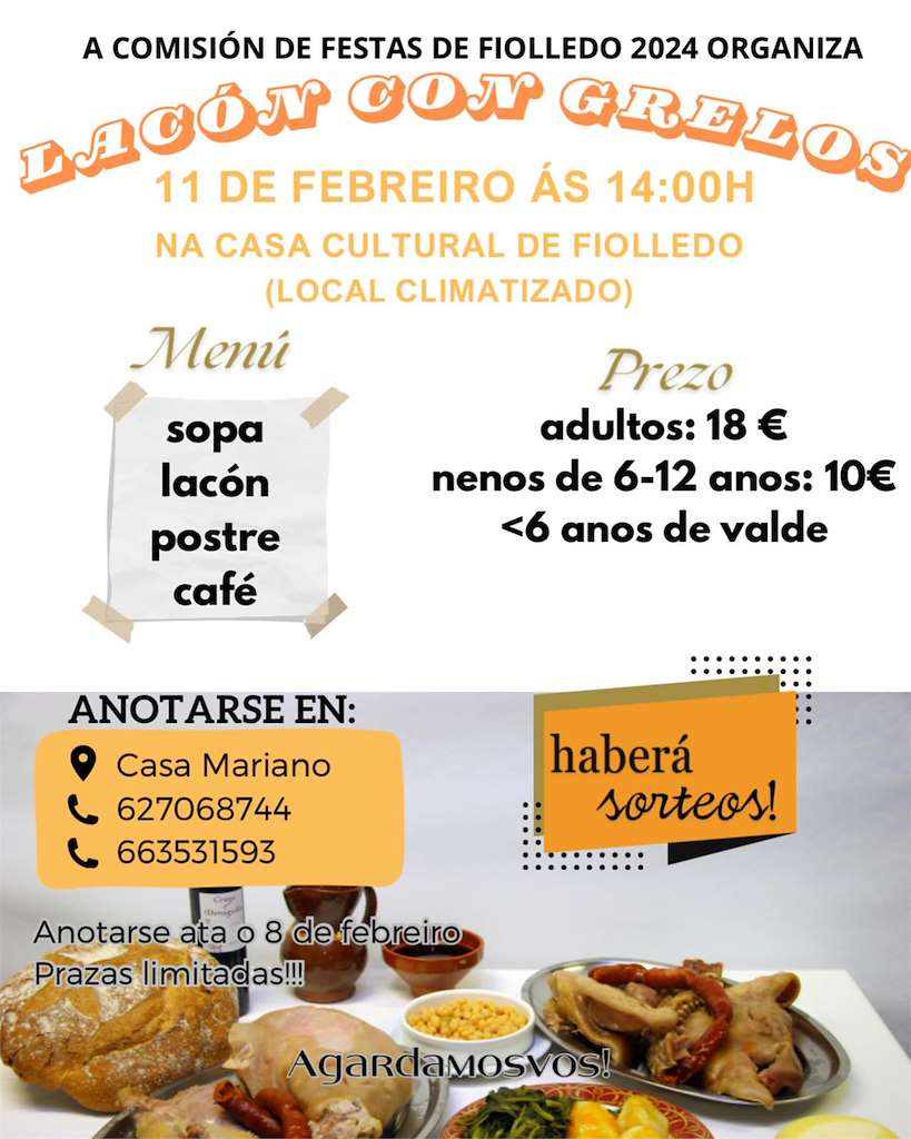 Lacón con Grelos de Fiolledo  en Salvaterra do Miño