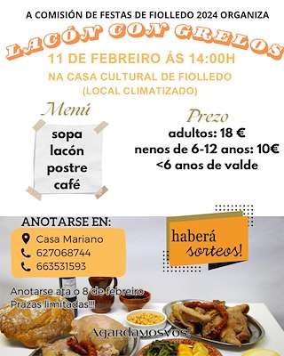 Fechas, información, programa, cartel, imágenes, mapa y ubicación de Lacón con Grelos de Fiolledo   en  Salvaterra do Miño