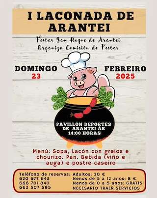 Fechas, información, programa, cartel, imágenes, mapa y ubicación de I Laconada de Arantei  en  Salvaterra do Miño