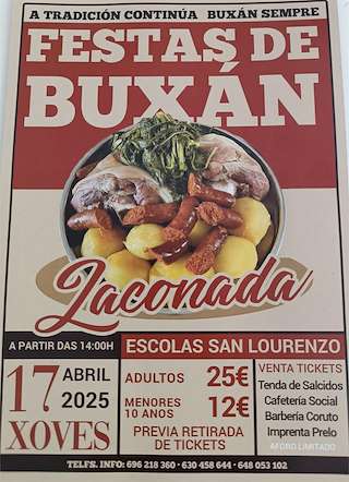 Fechas, información, programa, cartel, imágenes, mapa y ubicación de Laconada de Buxán   en  A Guarda