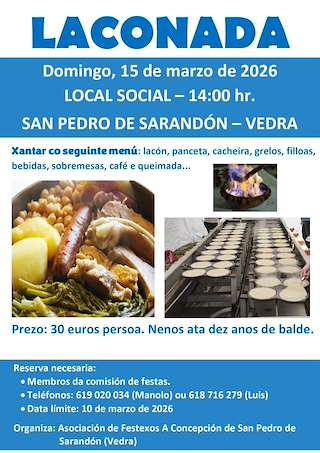 Fechas, información, programa, cartel, imágenes, mapa y ubicación de Laconada de San Pedro de Sarandón  (2026)  en  Vedra