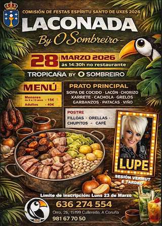 Fechas, información, programa, cartel, imágenes, mapa y ubicación de Laconada de Uxes (2026)  en  Arteixo