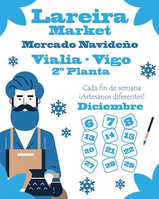 Fechas, información, programa, cartel, imágenes, mapa y ubicación de Lareira Market no Centro Comercial Vialia  en  Vigo