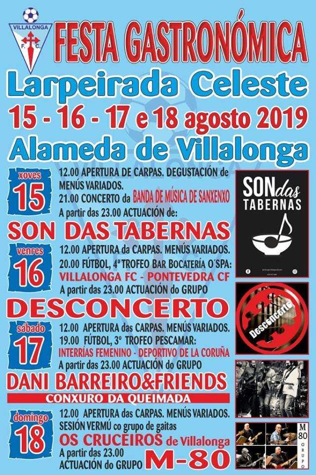 Larpeirada Celeste de Vilalonga en Sanxenxo