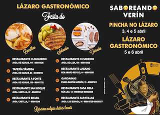 Fechas, información, programa, cartel, imágenes, mapa y ubicación de Lázaro Gastronómico  en  Verín