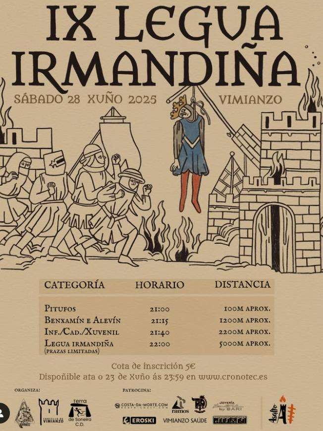IX Legua Irmandiña (2025) en Vimianzo