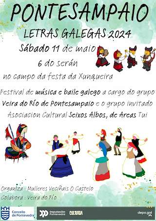 Letras Galegas de Pontesampaio  en Pontevedra