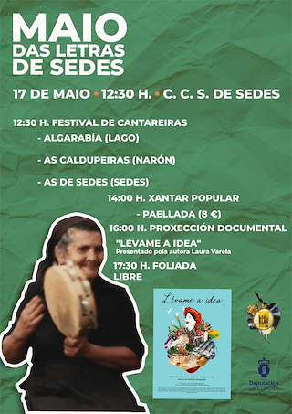 Letras Galegas de Sedes (2026) en Narón