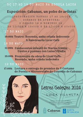 Letras Galegas en Cabanas