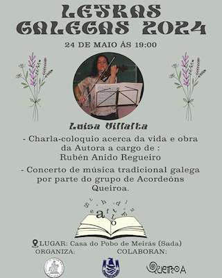 Letras Galegas (2026) en Sada