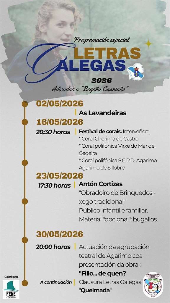 Letras Galeagas de Sillobre (2026) en Fene