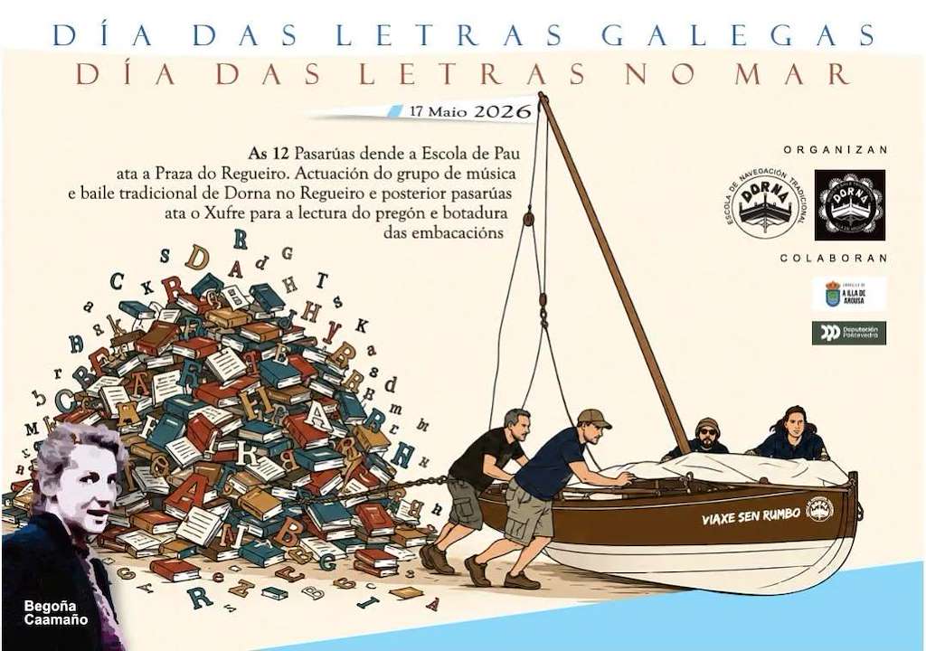 Letras Galegas (2026) en A Illa de Arousa