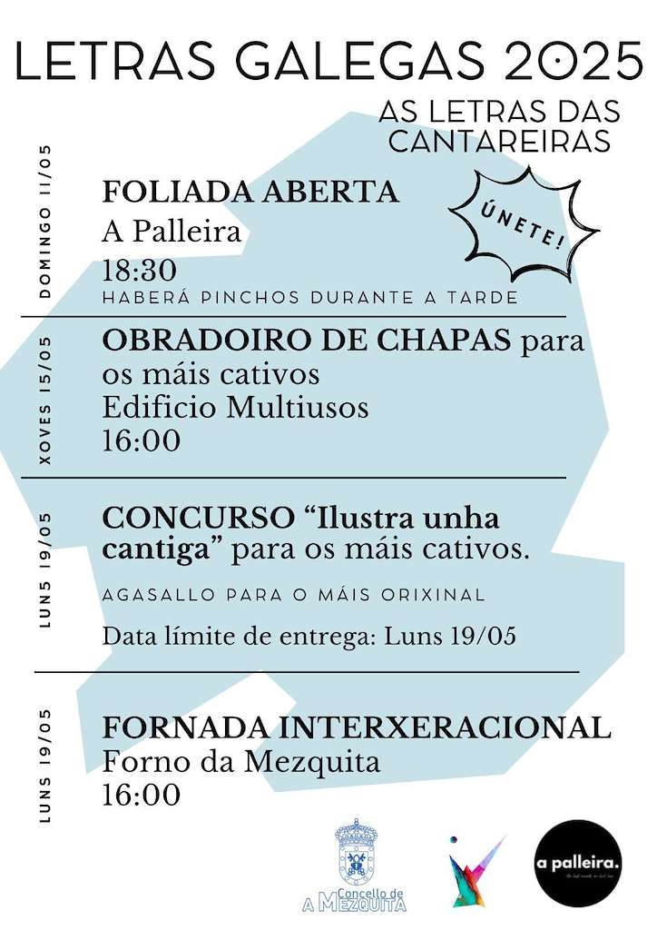 Letras Galegas (2025) en A Mezquita