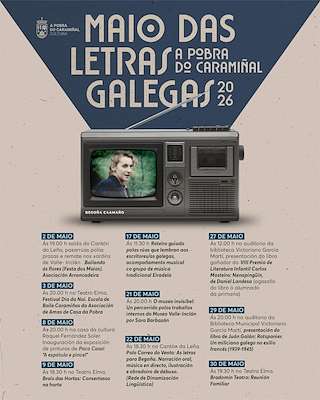 Fechas, información, programa, cartel, imágenes, mapa y ubicación de Letras Galegas (2026)  en  A Pobra do Caramiñal