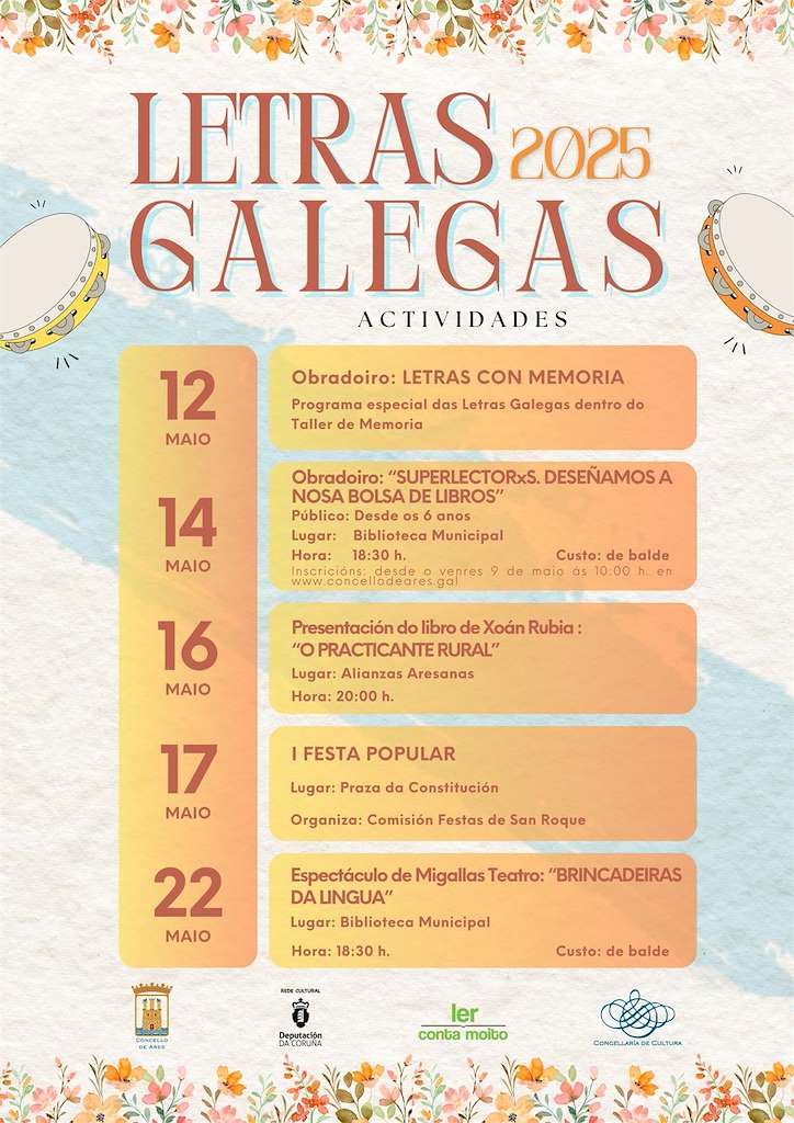 Letras Galegas en Ares