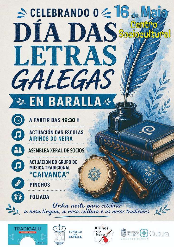 Letras Galegas  en Baralla