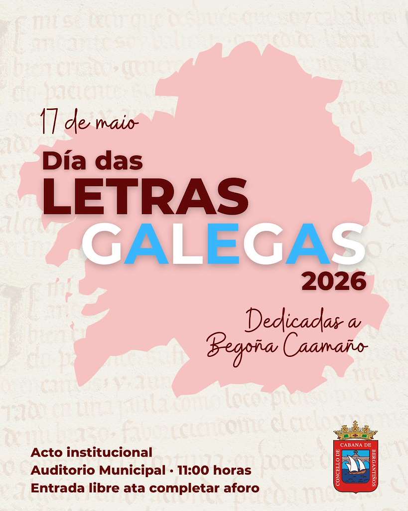 Letras Galegas (2026) en Cabana de Bergantiños