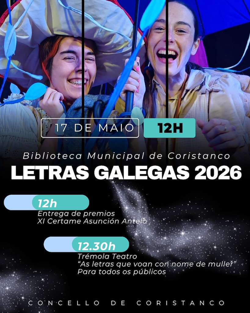 Letras Galegas  (2026) en Coristanco