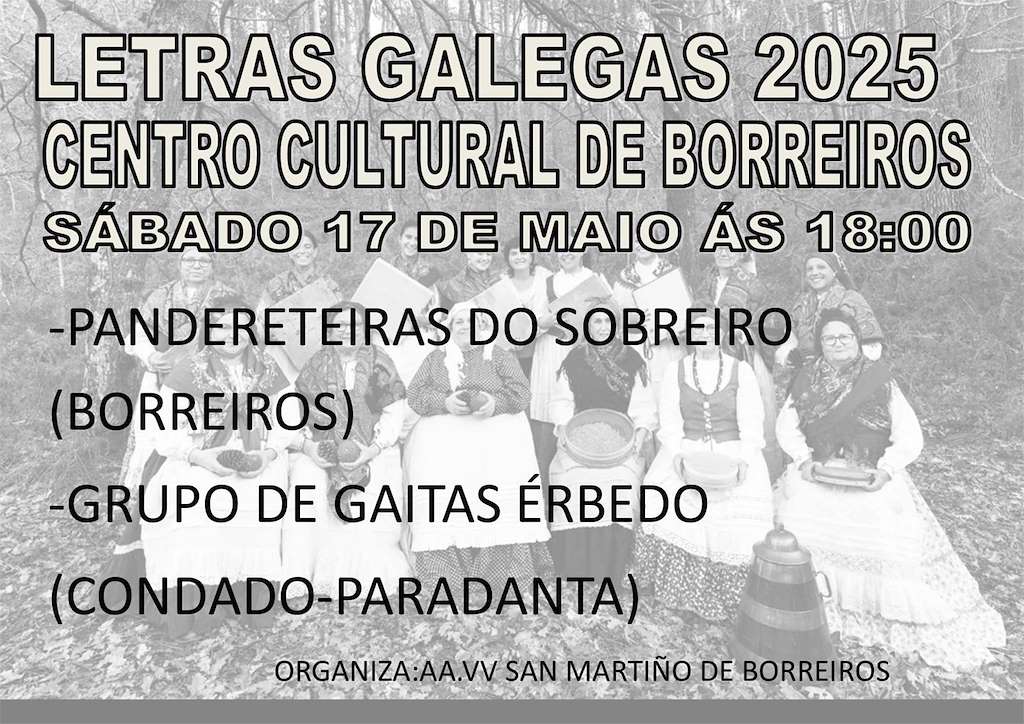 Letras Galegas de Borreiros (2025) en Gondomar