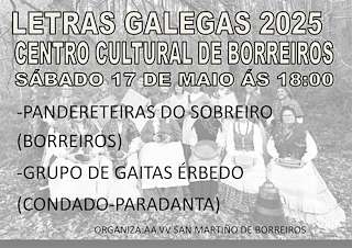 Fechas, información, programa, cartel, imágenes, mapa y ubicación de Letras Galegas de Borreiros  en  Gondomar