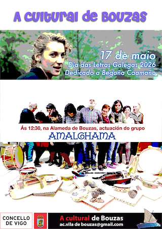 Fechas, información, programa, cartel, imágenes, mapa y ubicación de Letras Galegas de Bouzas (2026)  en  Vigo