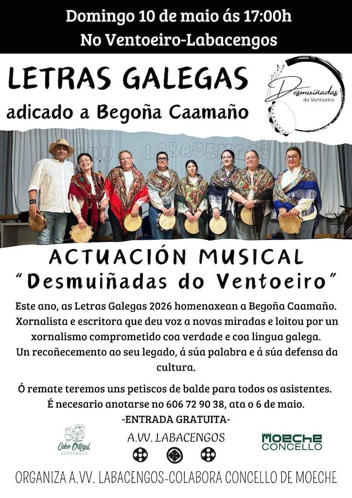Letras Galegas de Labacengos en Moeche