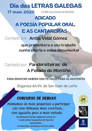 Fechas, información, programa, cartel, imágenes, mapa y ubicación de Letras Galegas de Laíño   en  Dodro