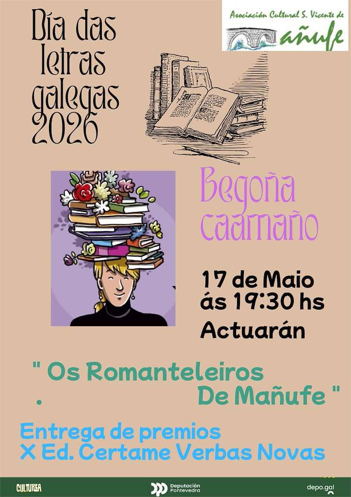 Letras Galegas de Mañufe (2026) en Gondomar