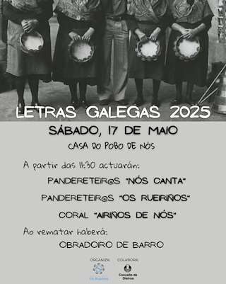 Fechas, información, programa, cartel, imágenes, mapa y ubicación de Letras Galegas de Nós   en  Oleiros