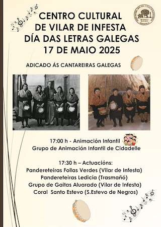 Fechas, información, programa, cartel, imágenes, mapa y ubicación de Letras Galegas de Trasmañó  en  Redondela