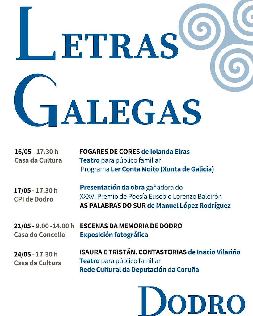 Letras Galegas (2024) en Dodro