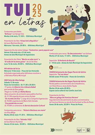 Fechas, información, programa, cartel, imágenes, mapa y ubicación de Letras Galegas - XXVI Feira do Libro Galego  en  Tui