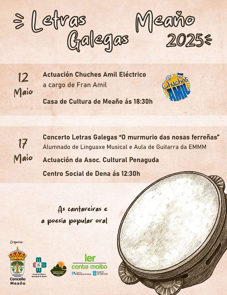 Letras Galegas (2025) en Meaño