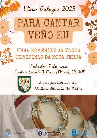 Fechas, información, programa, cartel, imágenes, mapa y ubicación de Letras Galegas   en  Miño
