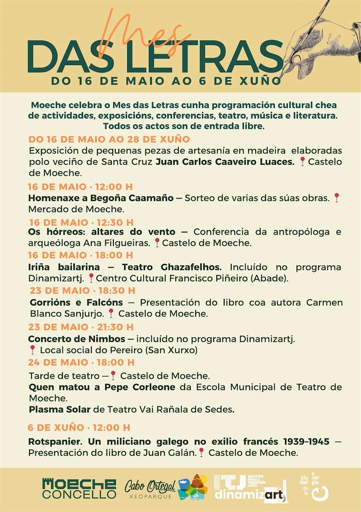 Letras Galegas (2026) en Moeche