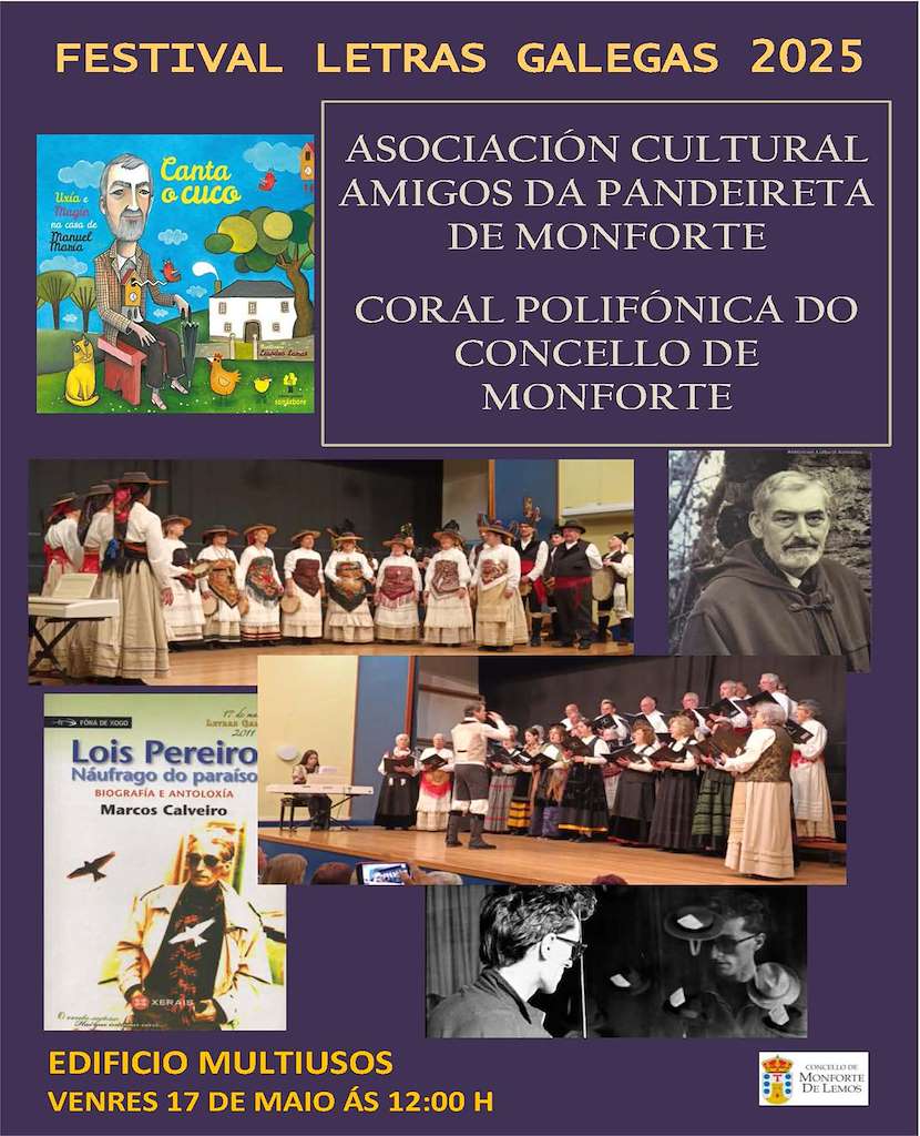 Letras Galegas  (2025) en Monforte de Lemos