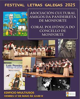 Fechas, información, programa, cartel, imágenes, mapa y ubicación de Letras Galegas   en  Monforte de Lemos